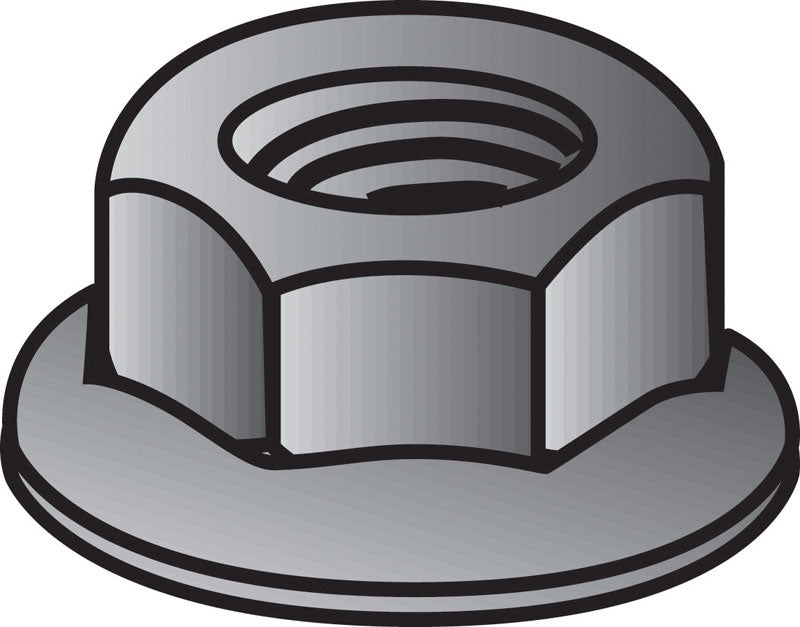 Hillman 5/16 in. Zinc-Plated Steel USS Whiz Lock Nut 100 pk
