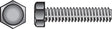 Hillman 1/4 in. D X 2-1/2 in. L Zinc Plated Steel Hex Tap Bolt 100 pk