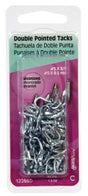 Hillman No. 9 X 7/16 in. L Galvanized Steel Double Point Tacks 1.25 pk
