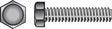 Hillman 3/8 in. D X 4 in. L Zinc Plated Steel Hex Tap Bolt 50 pk