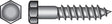 Hillman 1/2 in. X 10 in. L Hex Hot Dipped Galvanized Steel Lag Screw 25 pk