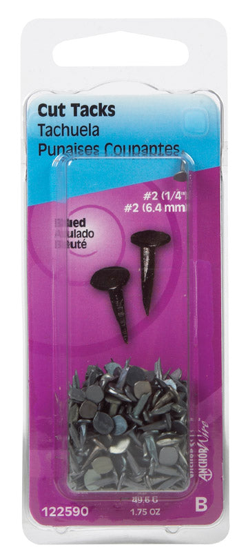 Hillman No. 2 X 1/4 in. L Steel Cut Tacks 1.75 pk