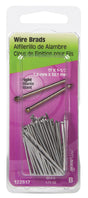 Hillman 17 Ga. X 1-1/2 in. L Bright Steel Brad Nails 1 pk 1.75 oz
