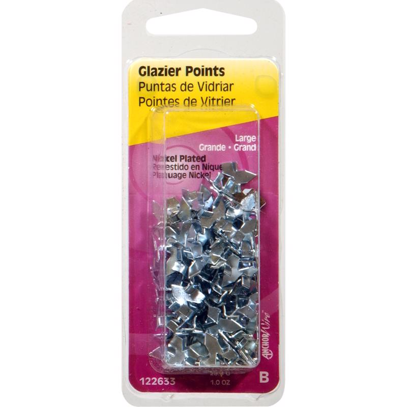 HILLMAN AnchorWire Glazier Points 1 oz 50 pk