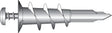 Hillman .164 in. D X 1-1/4 in. L Zinc Pan Head Wallboard Anchors 10 pk