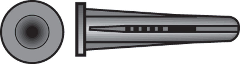 Hillman .138 in. D X 3/4 in. L Plastic Pan Head Conical Anchor 16 pk