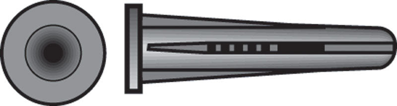 Hillman .164 in. D X 7/8 in. L Plastic Pan Head Conical Anchor 14 pk
