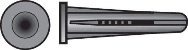 Hillman .25 in. D X 1-3/8 in. L Plastic Pan Head Conical Anchor 5 pk