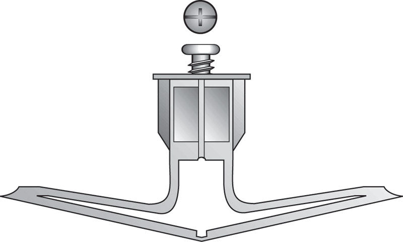 Hillman 3/8 in. D X 3/8 in. Medium in. L Zinc Pan Head Pop-Toggle Anchors 2 pk