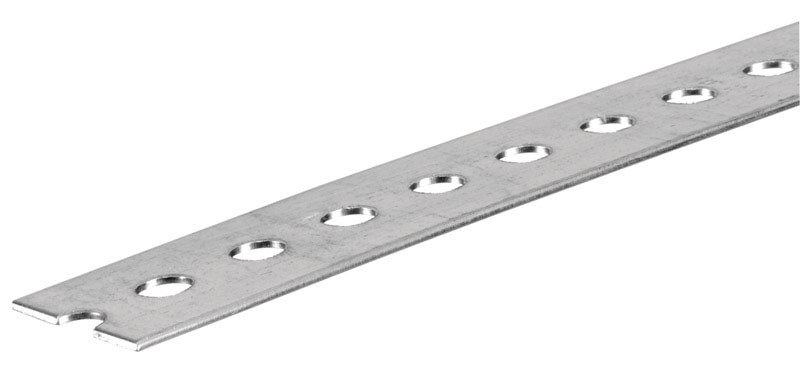 SteelWorks 0.07 in. X 1.38 in. W X 36 in. L Steel Slotted Flat Bar