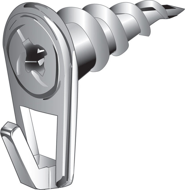 Hillman WallDriller Brass-Plated Drywall Picture Hook 35 lb 4 pk