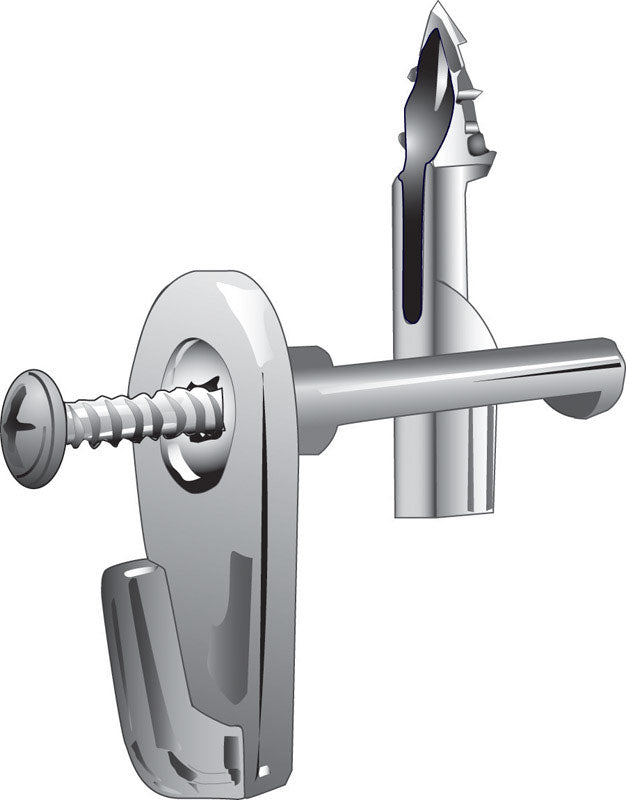 Hillman MegaHook Brass-Plated Gold Heavy Duty Picture Hook 100 lb 1 pk