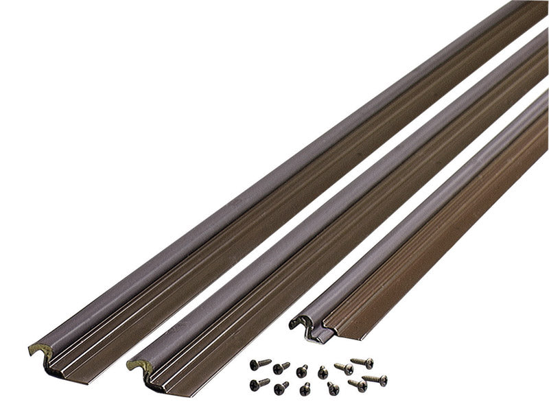 M-D Bronze Foam/Vinyl Weatherstrip For Door Jambs 36 and 84 in. L X 1 in.
