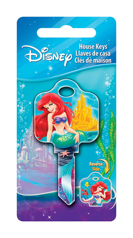 Hillman Disney Ariel And Friends House Key Blank 68 SC1 Single For Schlage Locks