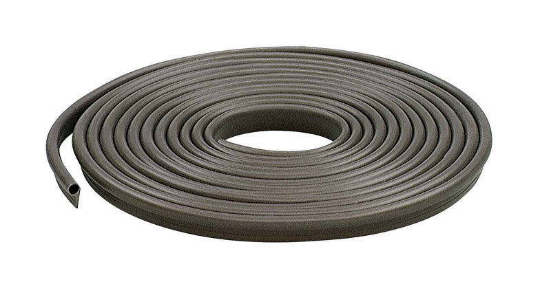 M-D Brown Vinyl Gasket Weatherstrip For Doors and Windows 17 ft. L X 1/2 in.