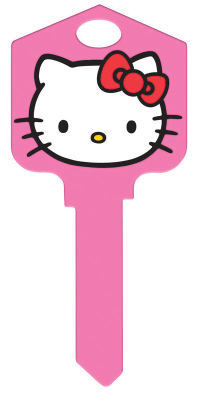 Hillman Hello Kitty House Key Blank 66/97 KW1/KW10 Single For Kwikset and Titan Locks