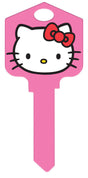 Hillman Hello Kitty House Key Blank 66/97 KW1/KW10 Single For Kwikset and Titan Locks