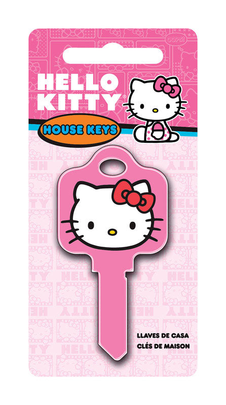 Hillman Hello Kitty House/Office Key Blank 68 SC1 Single For Schlage Locks