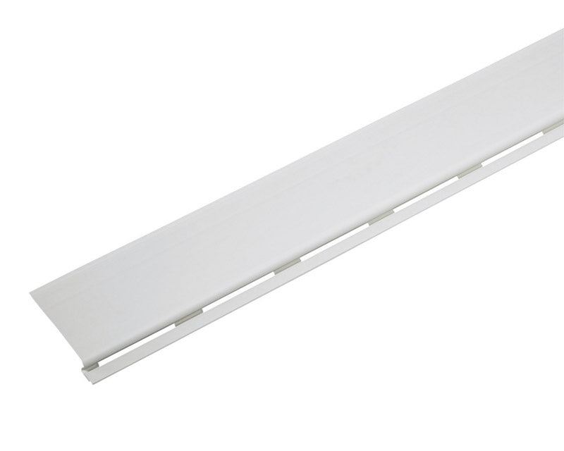 Amerimax 7 in. W X 48 in. L White Plastic Gutter Cover