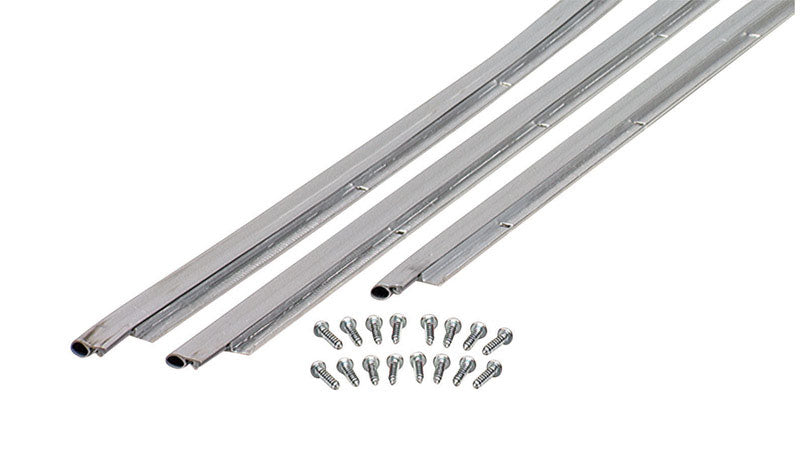 M-D Silver Aluminum/Vinyl Weatherstrip For Door Jambs