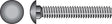 Hillman 1/4 in. X 1 in. L Hot Dipped Galvanized Steel Carriage Bolt 100 pk
