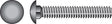 Hillman 1/4 in. X 3 in. L Hot Dipped Galvanized Steel Carriage Bolt 100 pk