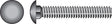 Hillman 1/4 in. X 3-1/2 in. L Hot Dipped Galvanized Steel Carriage Bolt 100 pk