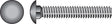 Hillman 5/16 in. X 2-1/2 in. L Hot Dipped Galvanized Steel Carriage Bolt 100 pk