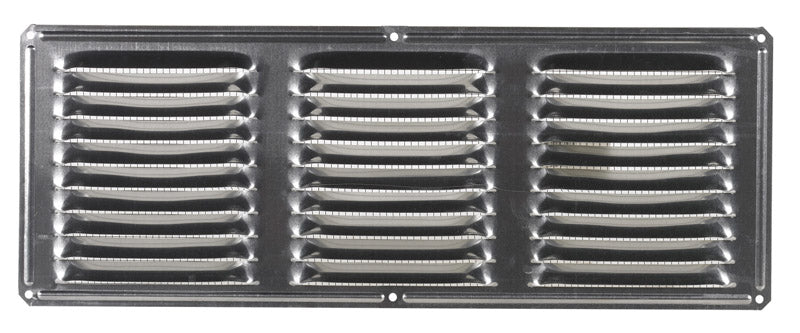 Air Vent 6 in. H X 16 in. L Mill Aluminum Undereave Vent