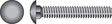 Hillman 3/8 in. X 2 in. L Hot Dipped Galvanized Steel Carriage Bolt 100 pk