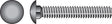 Hillman 1/2 in. X 2-1/2 in. L Hot Dipped Galvanized Steel Carriage Bolt 50 pk