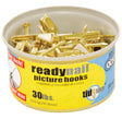 OOK Brass-Plated Standard Picture Hook 30 lb 25 pk