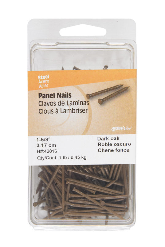 Hillman 1-5/8 in. Panel Steel Nail Flat Head