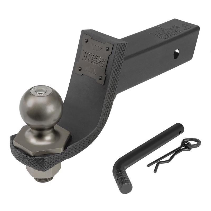Reese Tactical 500 lb. cap. Trailer Hitch Starter Ball Mount Kit