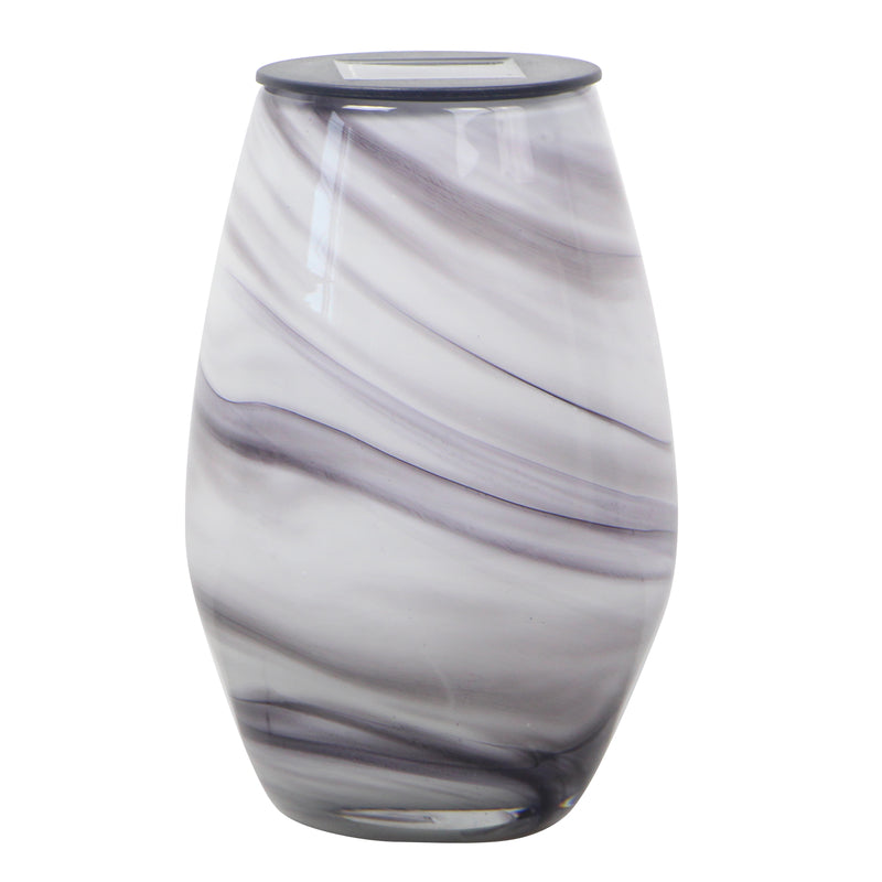 OutDoozie Purple Glass 7.5 in. H Quartz Lantern Outdoor Solar Decor