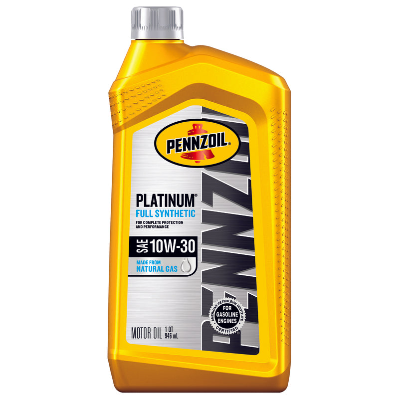 Pennzoil Platinum 10W-30 4-Cycle Synthetic Motor Oil 1 qt 1 pk