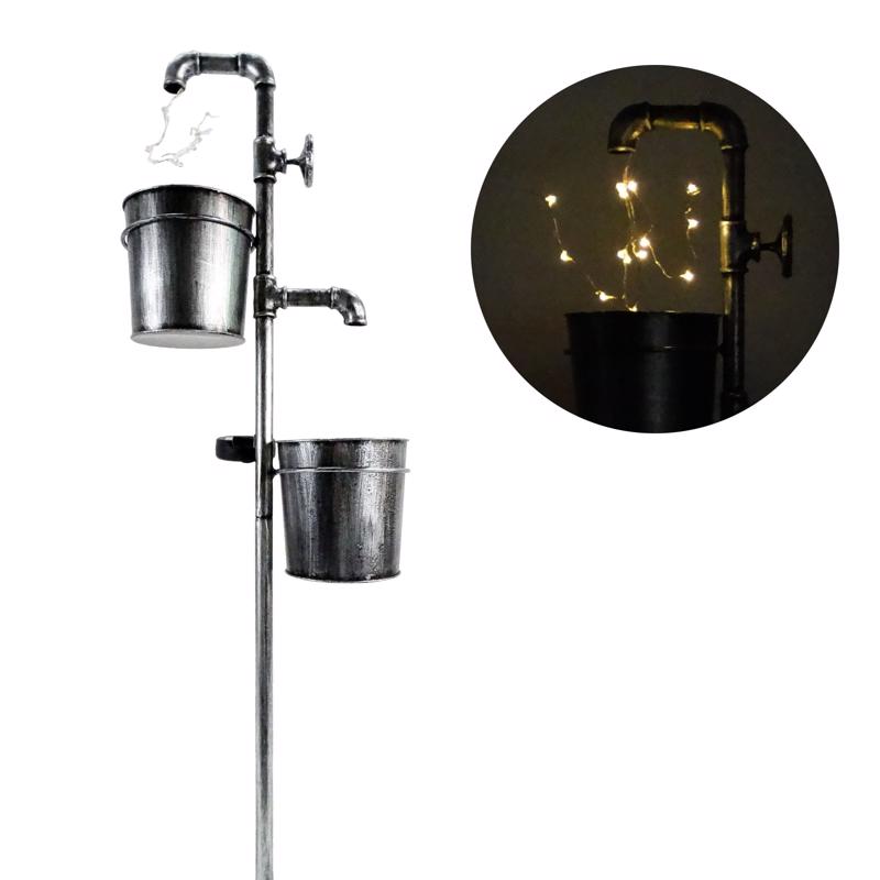 Alpine Black Iron 36 in. H Outdoor Garden Stake