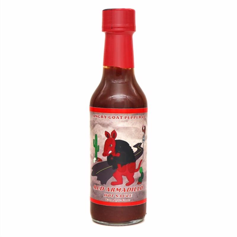 Angry Goat Pepper Co. Red Armadillo Hot Sauce 5 oz