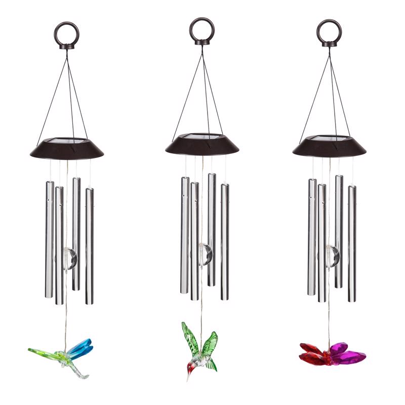 Meadowcreek Assorted Metal/Plastic 23.5 in. Mini Wind Chime