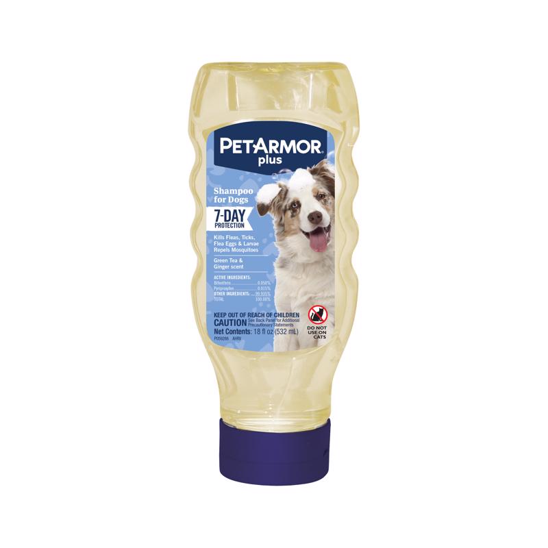 PetArmor Liquid Dog Flea and Tick Shampoo Bifenthrin, Pyriproxyfen 18 oz