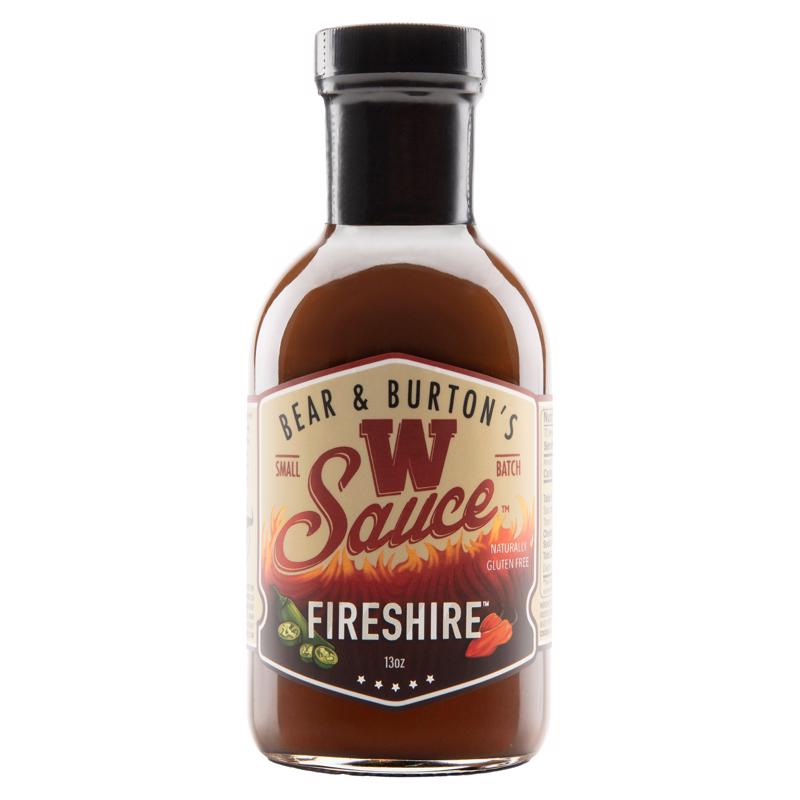 The W Sauce Bear & Burton's Fireshire Sauce 12 oz