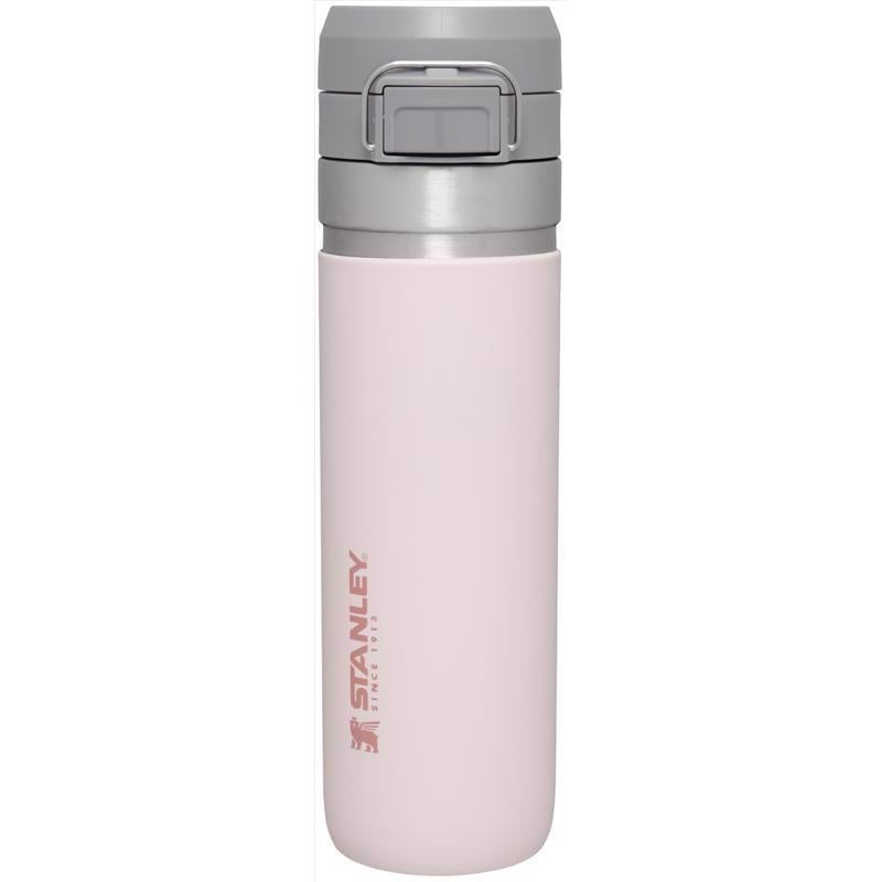 Stanley The Quick Flip 24 oz Double Wall Vacuum Insulation Rose Quartz BPA Free Insulated Bottle