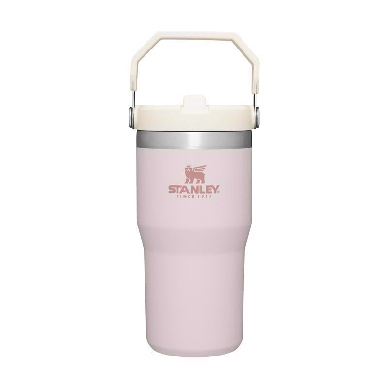Stanley The IceFlow 20 oz Double-wall Vacuum Rose Quartz BPA Free Insulated Straw Tumbler