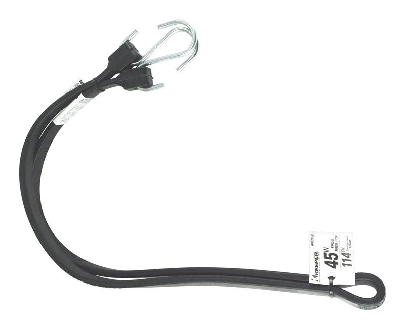 Keeper Black Tarp Strap 45 in. L 1 pk