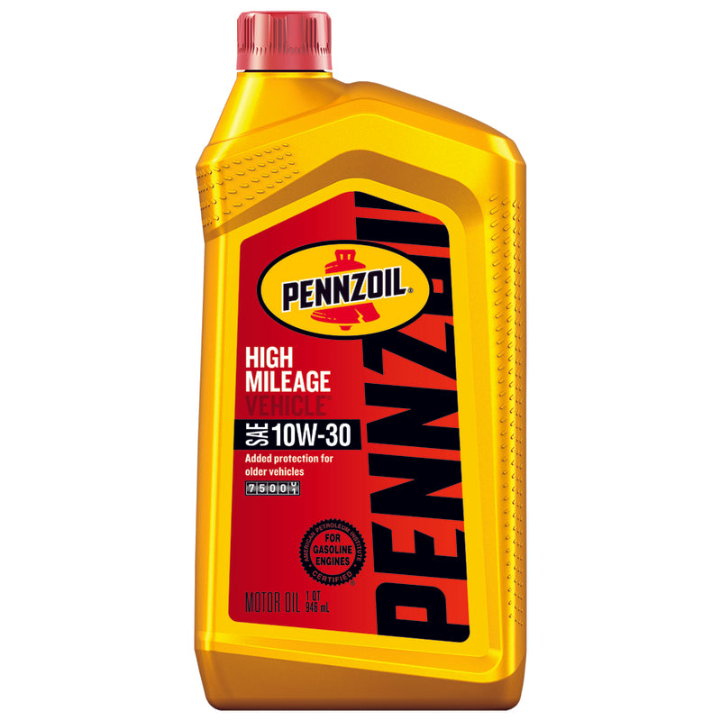 Pennzoil High Mileage 10W-30 4-Cycle Synthetic Motor Oil 1 qt 1 pk
