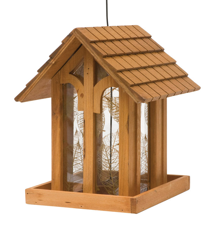 Perky-Pet Wild Bird 3.5 lb Cedar Mountain Chapel Bird Feeder 1 ports