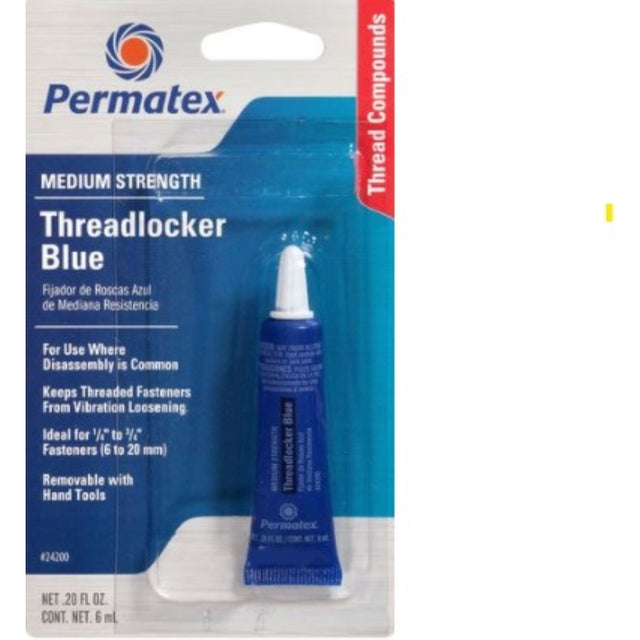 Permatex Medium Strength Threadlocker Gel 0.2 oz