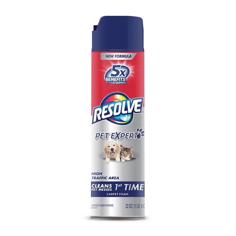 Resolve Pet High Traffic Carpet Cleaner 22 oz Foam