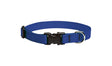LupinePet Basic Solids Blue Blue Nylon Dog Adjustable Collar