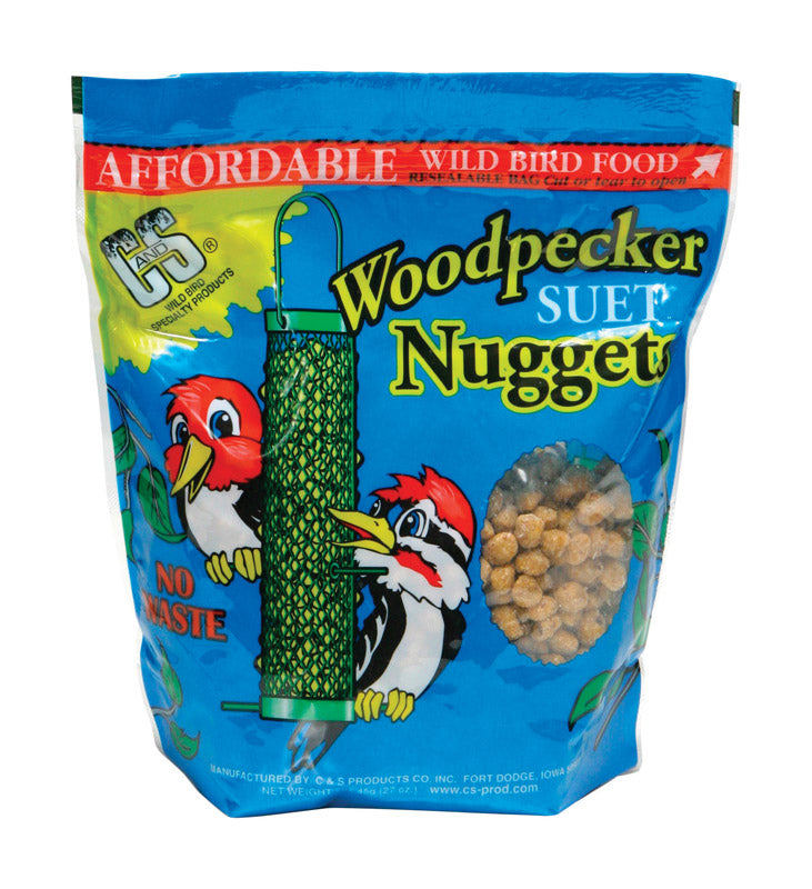 C&S Woodpecker Corn Suet Nuggets 27 oz